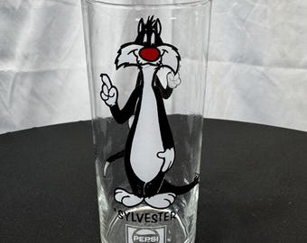 Sylvester" 1973 Pepsi Collector Series Warner Bros. Looney Tunes Glass