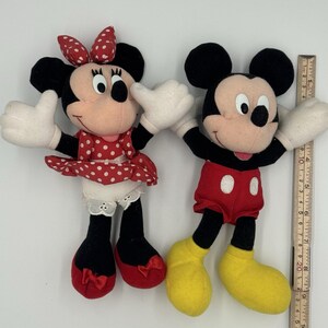 Walt Disney Company Mickey & Minnie Mouse Plush Set zdjęcie 3