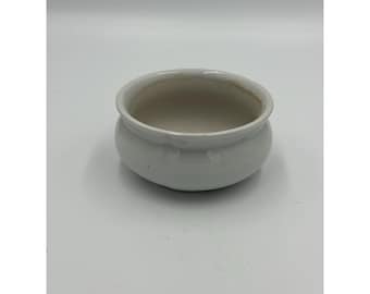 Small White Ceramic Potter