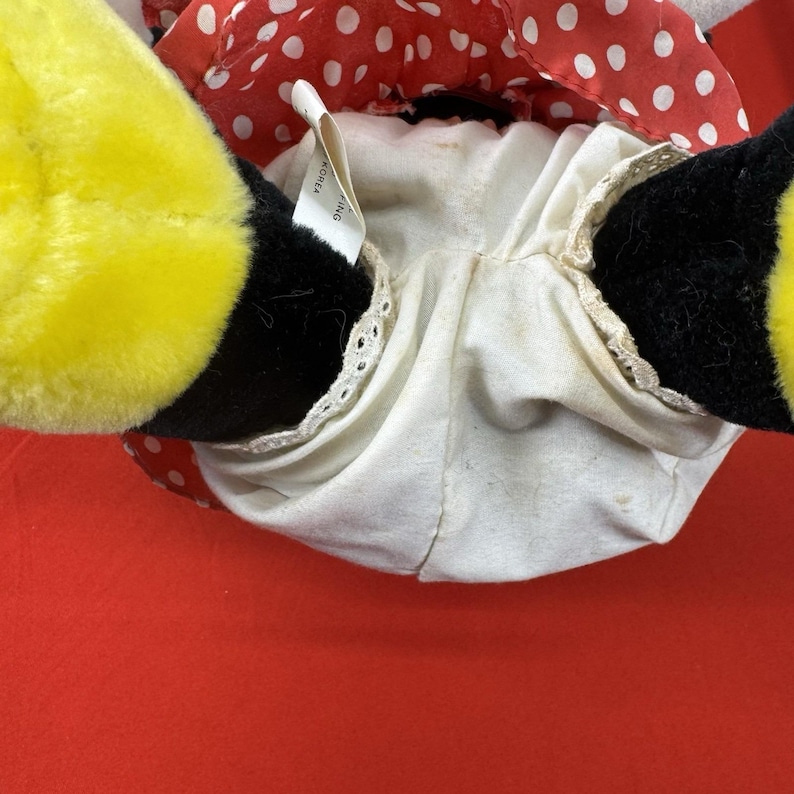 Vintage Disneyland Walt Disney World 14" Minney Mouse Plush Stuffed Animal 1970s image 4