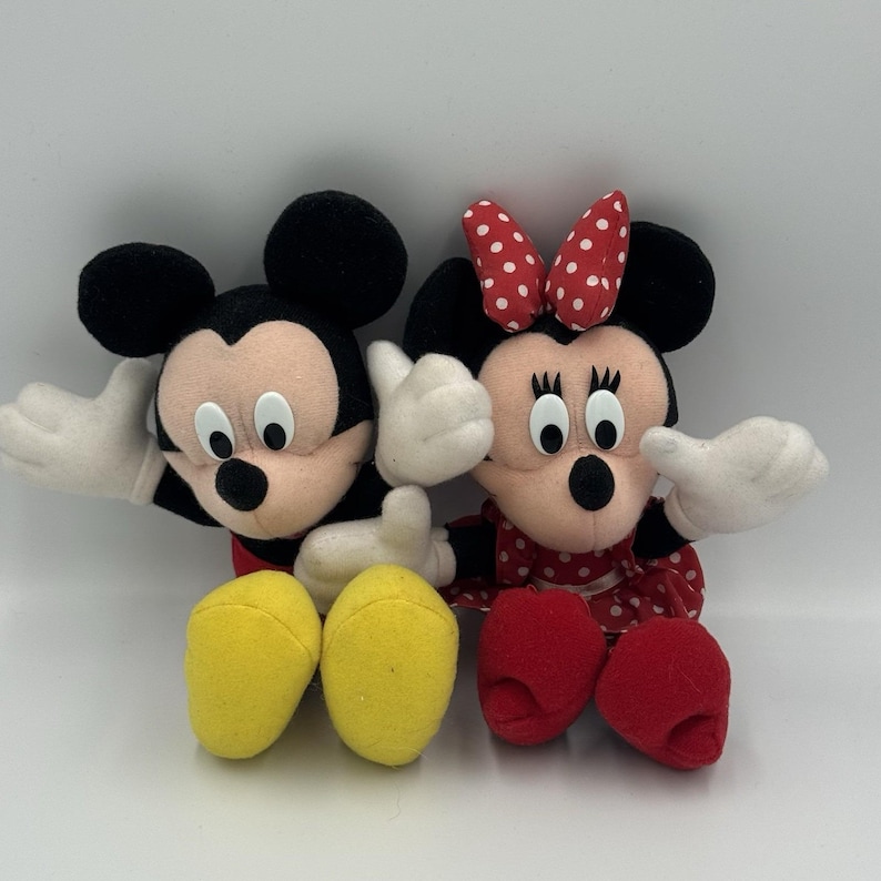 Walt Disney Company Mickey & Minnie Mouse Plush Set zdjęcie 1