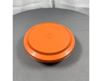 Vintage TUPPERWARE Seal N Serve bowl & lid set 1206 Orange