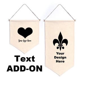 Custom printing on Custom size Pennant Banner