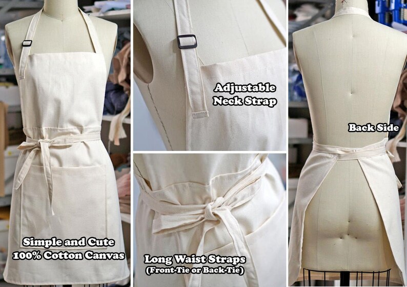 Thick artist Canvas Apron chef barber aprons painter artists carpenter Chef apron for women kitchen industrial apron for men