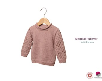 Baby Cardigan & Pullover Knitting Pattern PDF – Classic Lace Knit Sweater Set – Infant to Toddler – Digital Download- Kids Pullover Gift