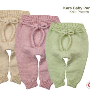 Kars Baby Pants Knitting Pattern – Seamless Knit Baby Trousers PDF- Baby Pants Knitting Pattern | PDF Knitting Pattern | preemie-24 Months