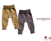 Arman Baby Pants Knitting Pattern PDF, Seamless Baby Trousers, Top Down Knit Baby Pants, Newborn Knit Pattern- Baby Knitt Pants Gift