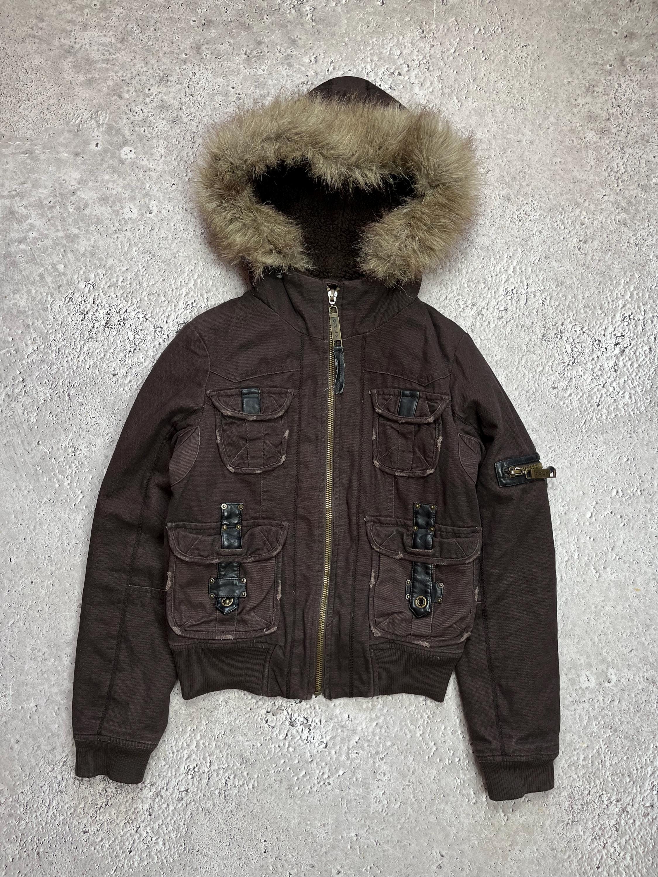 Y2k Fur Jacket - Etsy Canada