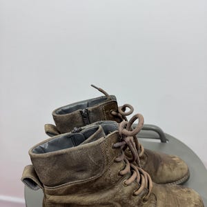 Clarks Leder Stiefeletten Braun Distressed Schnür Freizeit Stiefel EU 38 Bild 13