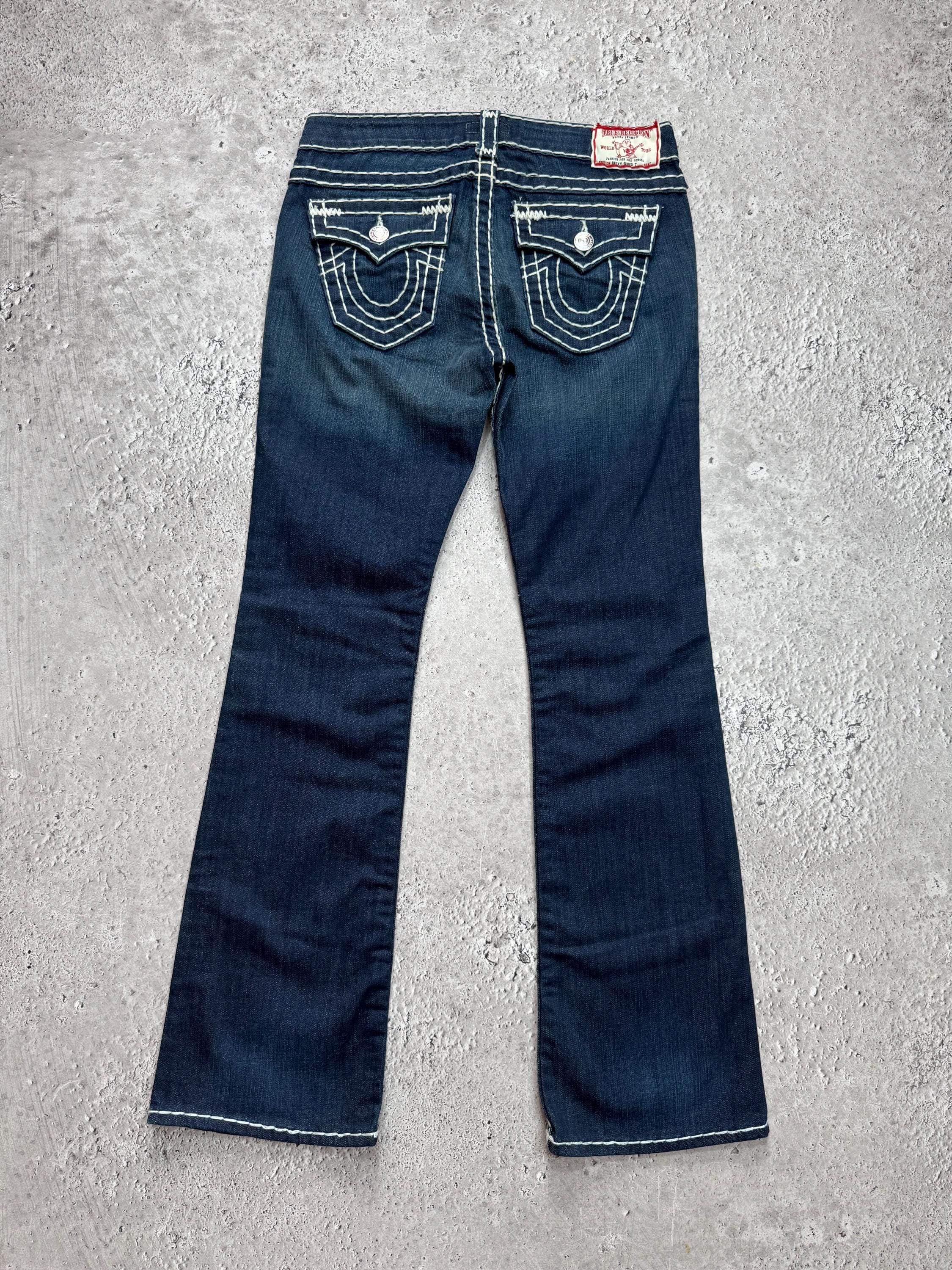TRUE RELIGION デニムジャケット ダメージ カットオフ S Y2K y2k 