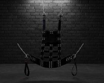 Imbracatura sessuale in pelle realizzata a mano – Imbracatura seducente regolabile per adulti – Qualità professionale BDSM