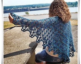 Ozark Morning Shawl PATTERN PDF