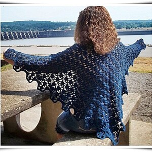 Ozark Morning Shawl PATTERN PDF image 2