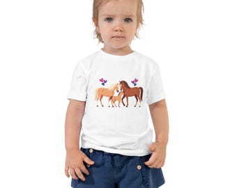 HORSE BABY LOVE Toddler Short Sleeve Tee