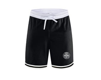 Hooper Stripe Trim Basketball Shorts - Athletic Performance - UrbanAngst