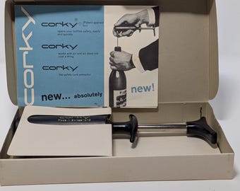 Vintage Corky Cork Needle Extractor Wine Cork Bottle Opener