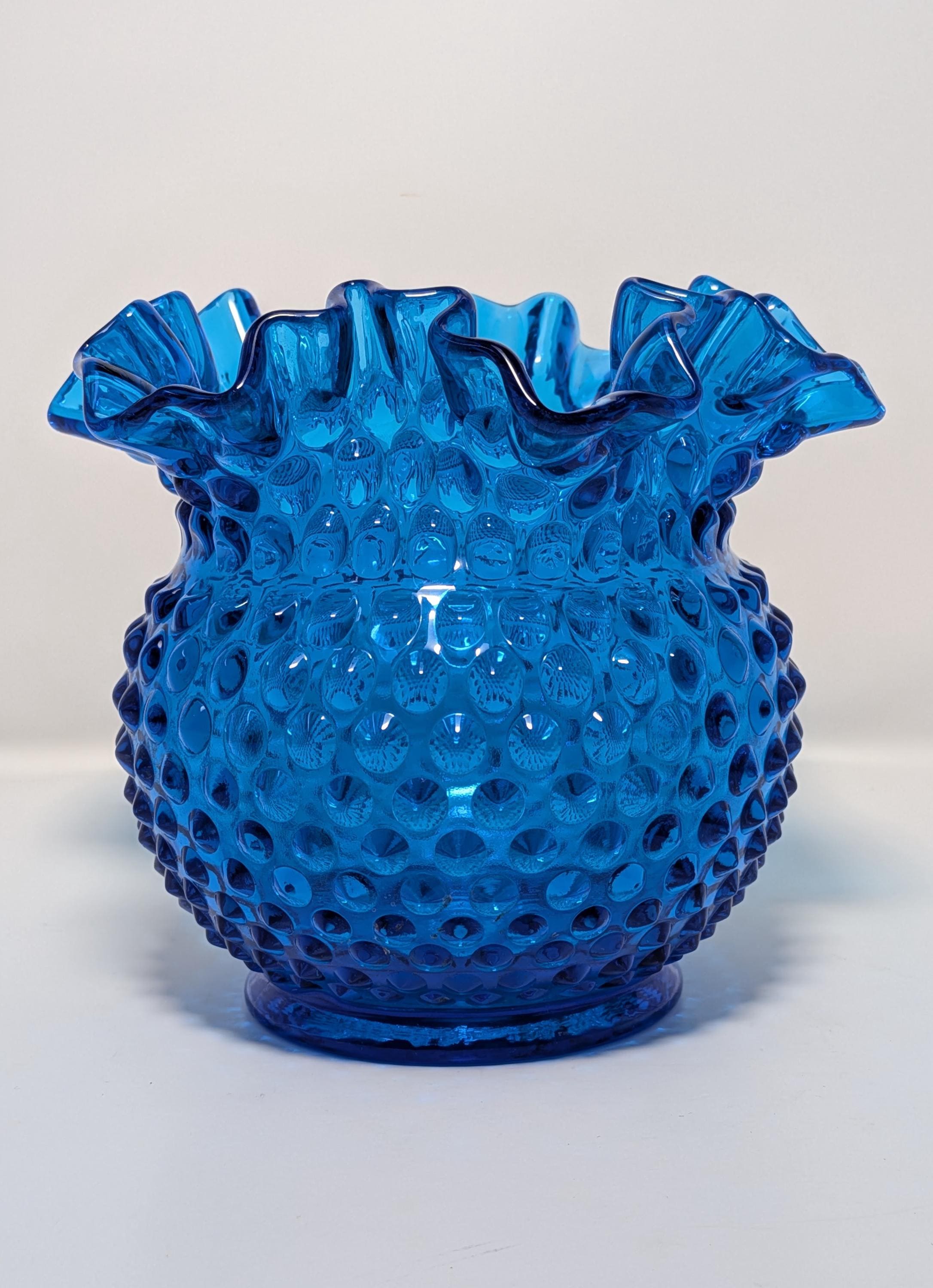 Blue Flowers Fenton - Etsy
