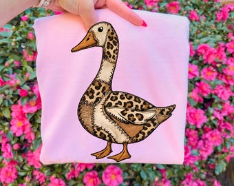 Farmhouse Goose PNG, Rustic Country Shirt Design, Western Farm Animal PNG, Vintage Style Goose Graphic, Cute Rural Boutique Download