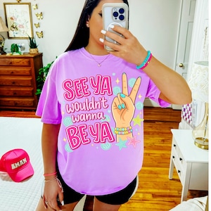 Nos vemos, no querría ser tú PNG, Dicho viral divertido PNG, Diseño de camiseta de moda PNG, Camiseta gráfica de boutique PNG, Archivo dtf preppy femenino