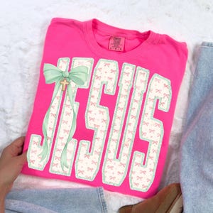 Chemise chrétienne Jésus PNG noeud et croix foi graphique sublimation religieuse PNG chrétien tendance PNG téléchargement numérique