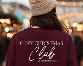 Cozy Christmas Club Sweatshirt | Unisex Holiday Pullover