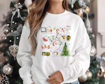 Tis The Season Christmas Sweatshirt | Retro Holiday Crewneck