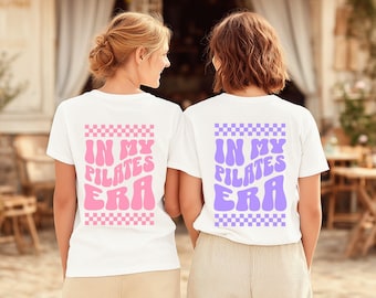 Retro Pilates T-Shirt • 'In My Pilates Era' Bella+Canvas Tee