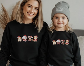 Matching Family Christmas Sweatshirt | Cute Animal Holiday Sweater