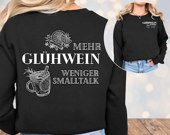 Personalized Glühwein Sweatshirt – Funny Winter Holiday Pullover