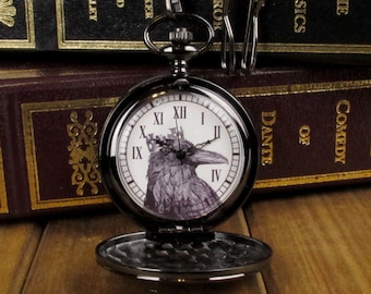 Reloj de bolsillo Raven King