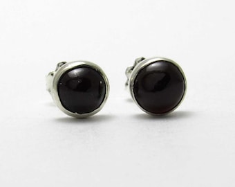 Pendientes de ónix de 6 mm
