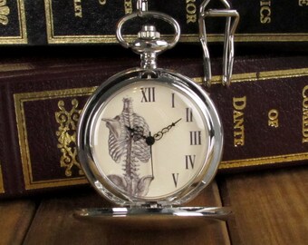 Reloj de bolsillo esqueleto