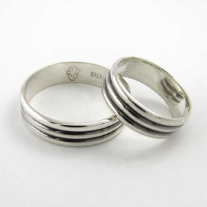 Thick Silver Band