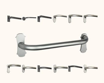 French Return Curtain Rod – Custom Steel Drapery Hardware, Blackout Light Control
