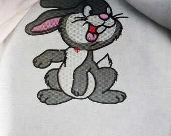 Rabbit mini stitch machine embroidery