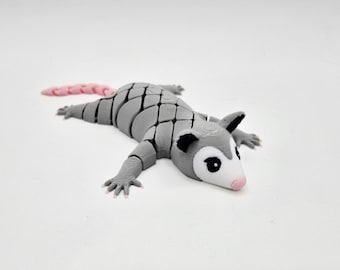 Flexi Possum – Articulated Opossum Fidget • 3D Printed Gift