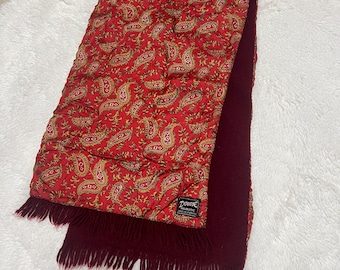 Bufanda vintage Duggie Majestic Paisley – Fabricada en el Reino Unido