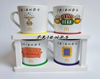 Posavasos Friends McDonald's con soporte impreso en 3D personalizado