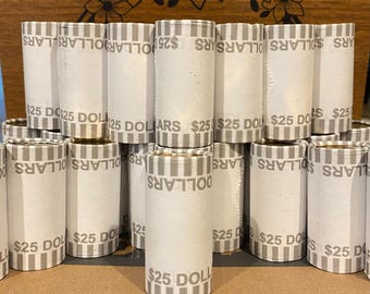 1878-1904 Uncirculated Morgan Silver Dollar Roll – 10 Mixed Coins (CC, S, Philly) – BU Collection