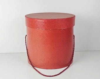 Vintage 1960’s/1970’s Wig Hat Box With Mannequin Head Inside