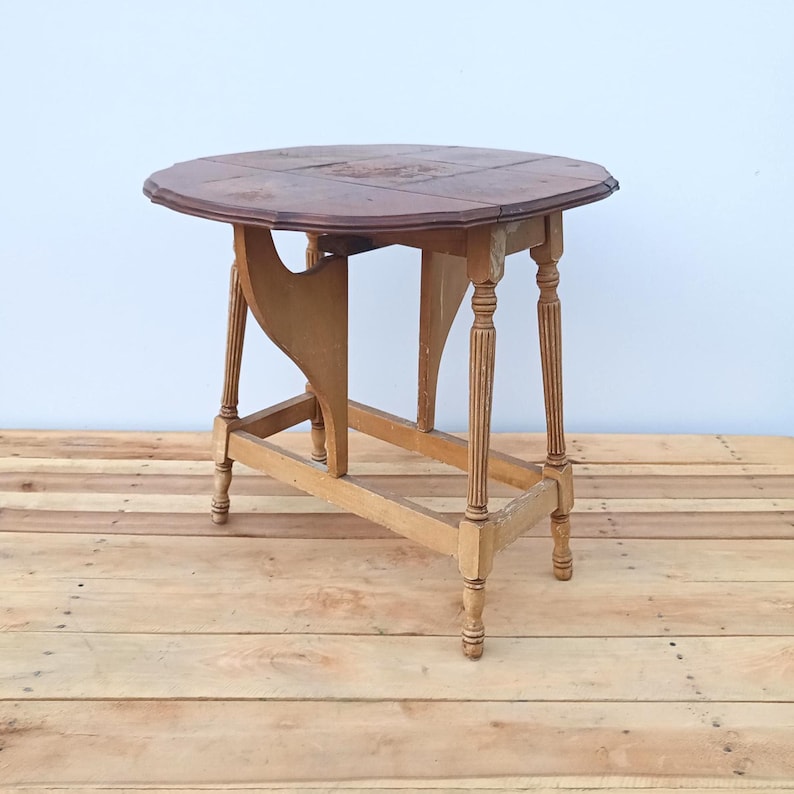 Butterfly Drop-leaf Folding Table for Dining, Children's Room 26x22x24 image 1