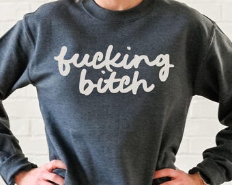 Feministisch protestsweater, anti-IJS-sweater, Strong Woman-print met ronde hals, gedurfde statement-trui, onbeschaamde top
