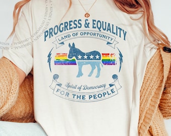 Camiseta Comfort Colors Equality, Moletom com Estampa de Progresso e Igualdade, Moletom com Valores Inclusivos, Blusa com Frase Inspiradora