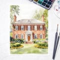 Home Portrait, House Painting, Housewarming Gift, Our First Home Sign, Home Sweet Home Sign, Watercolor Home, House Portrait, Realtor Gift