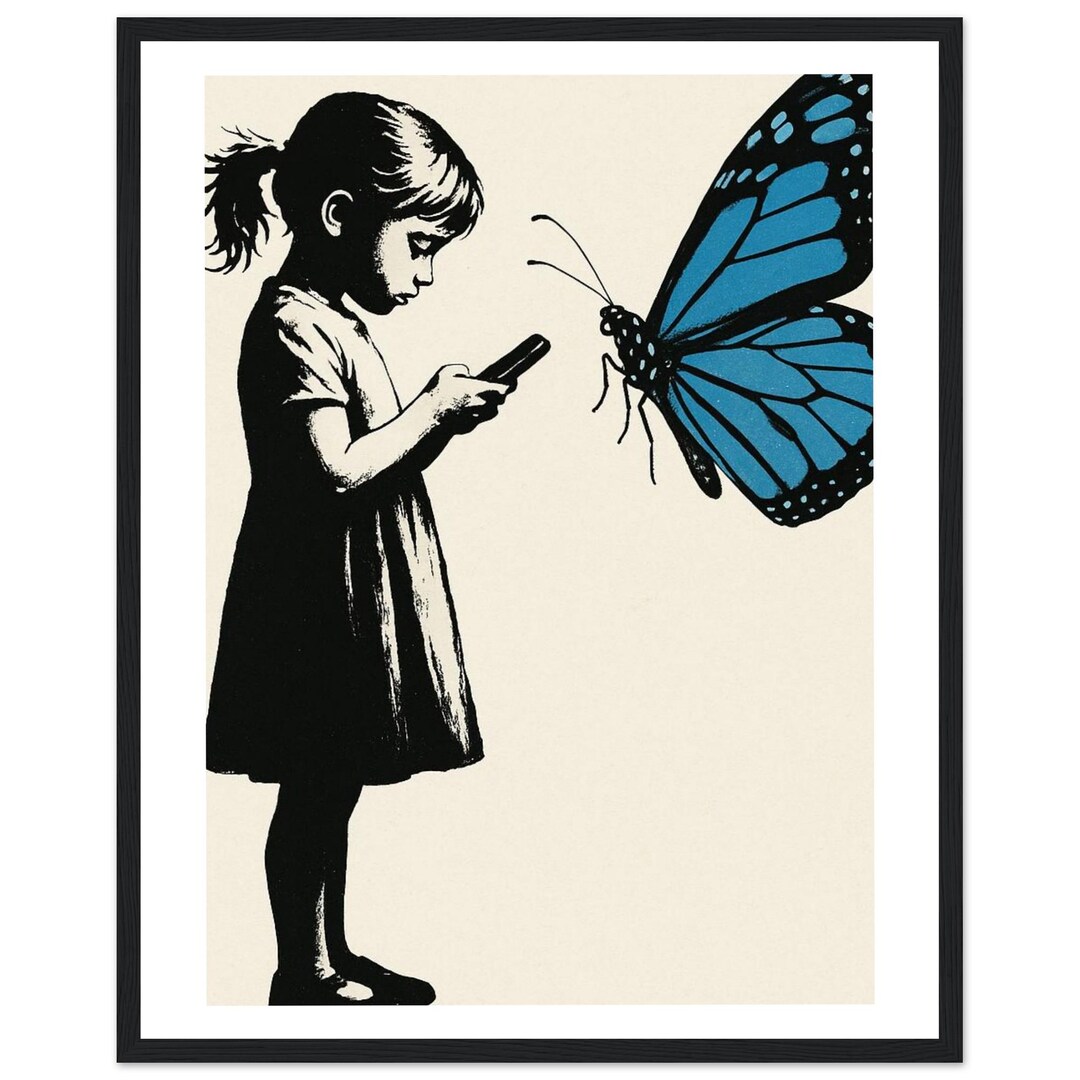 The Butterfly Distraction – Fine Art Print - Etsy