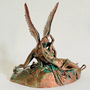 Escultura de Eros y Psique – Figura de bronce de la mitología griega