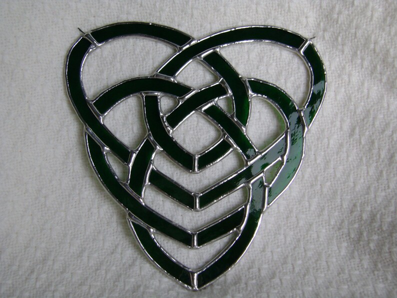 Celtic Motherhood Knot Stained Glass | Etsy
