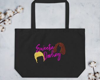 Sweetie Darling Large organic tote bag