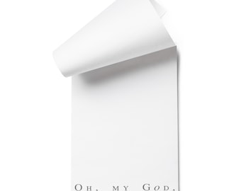 Will & Grace-Inspired Notepad – Witty, Stylish, Fun