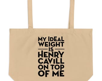 Henry Cavill Organic Cotton Tote Bag – Funny Sassy Gift